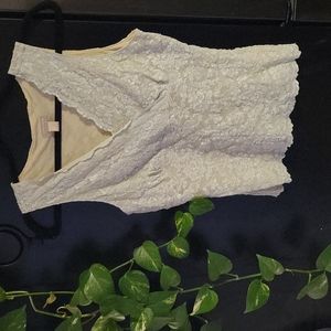 Nordstrom light green, sz M, sleeveless top.